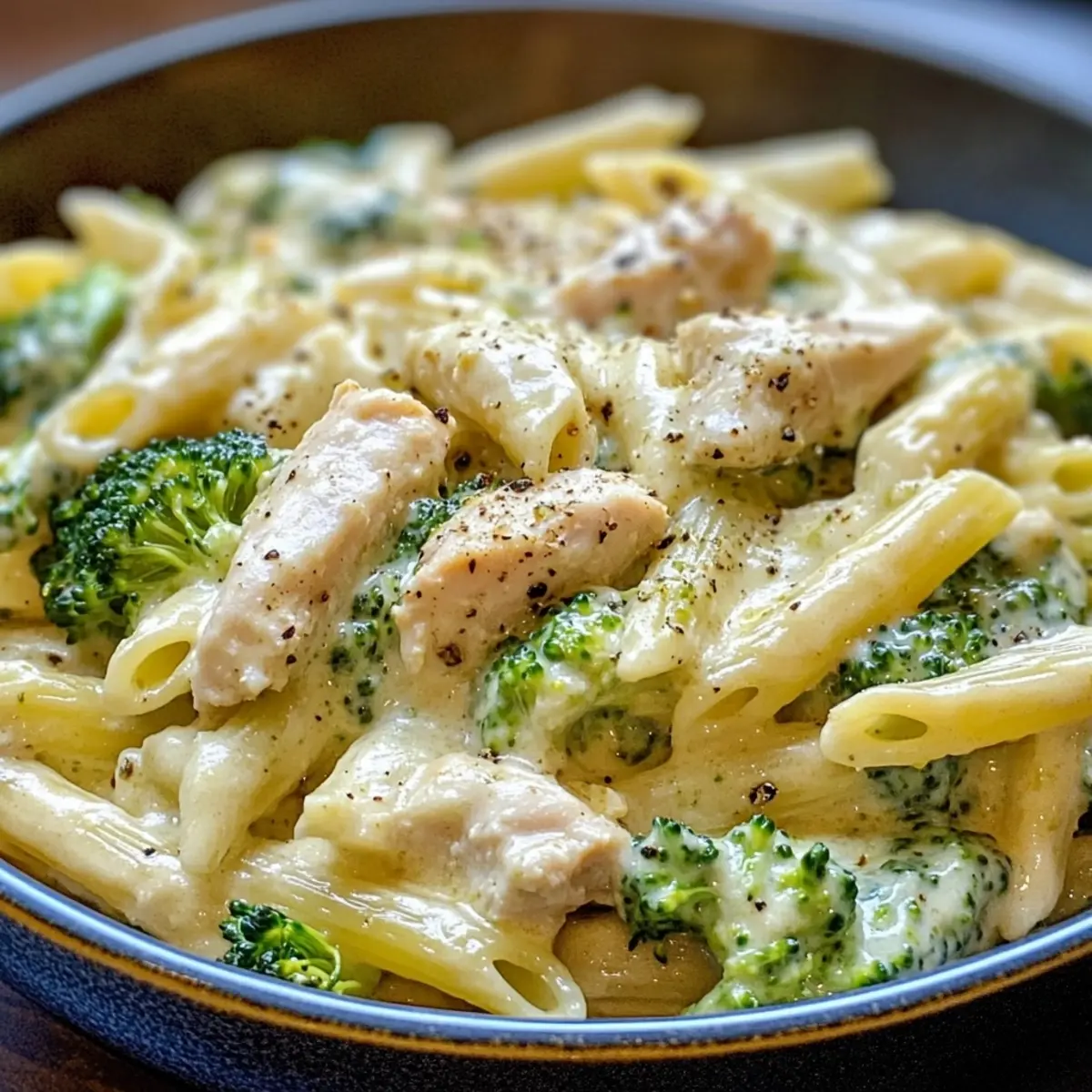 Creamy Broccoli and Chicken Penne