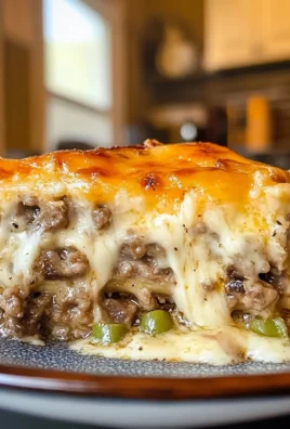 Low Carb Philly Cheesesteak Casserole