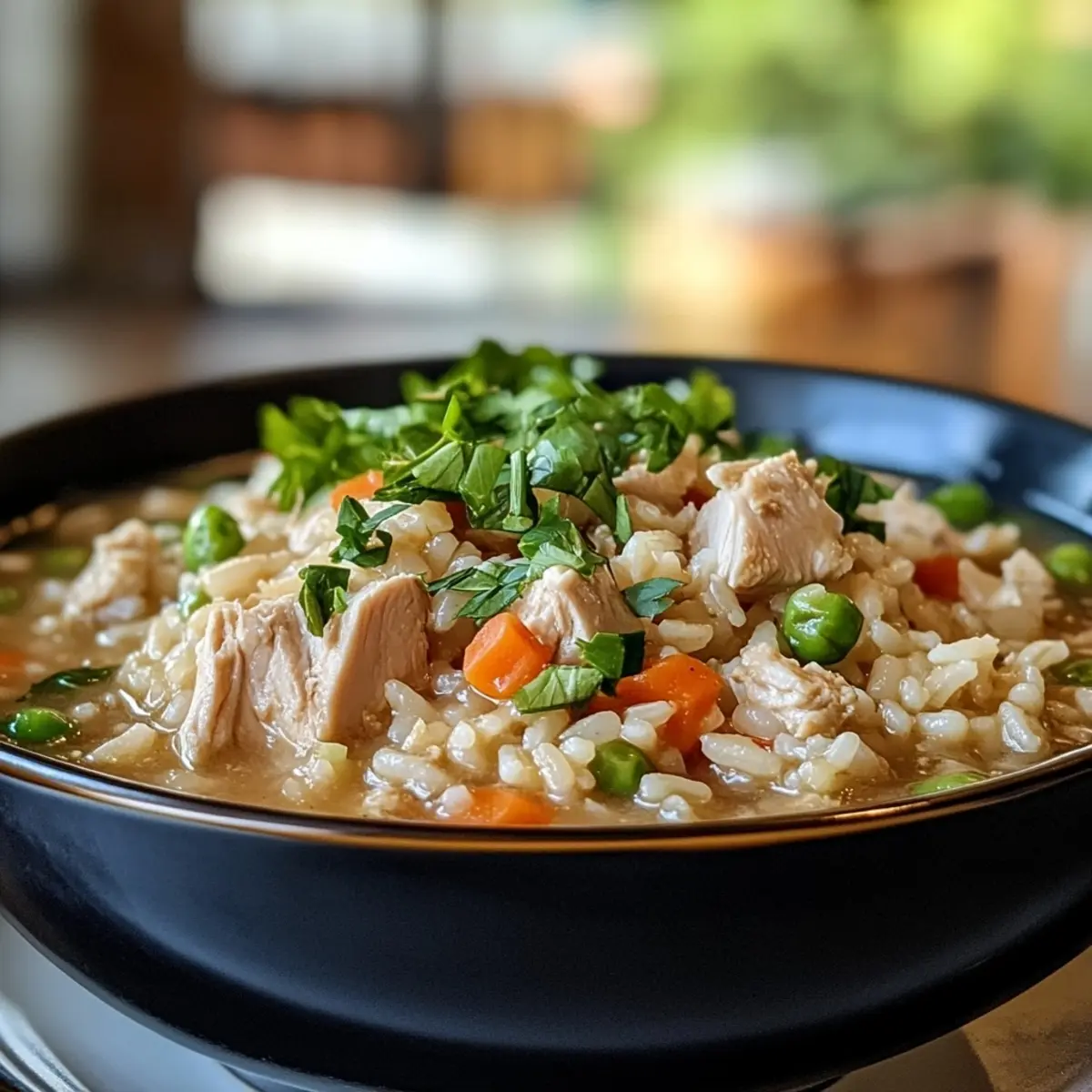 Turkey Rice Soup Bowl