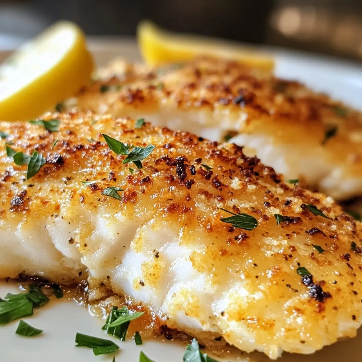 Air Fryer Parmesan Crusted Tilapia