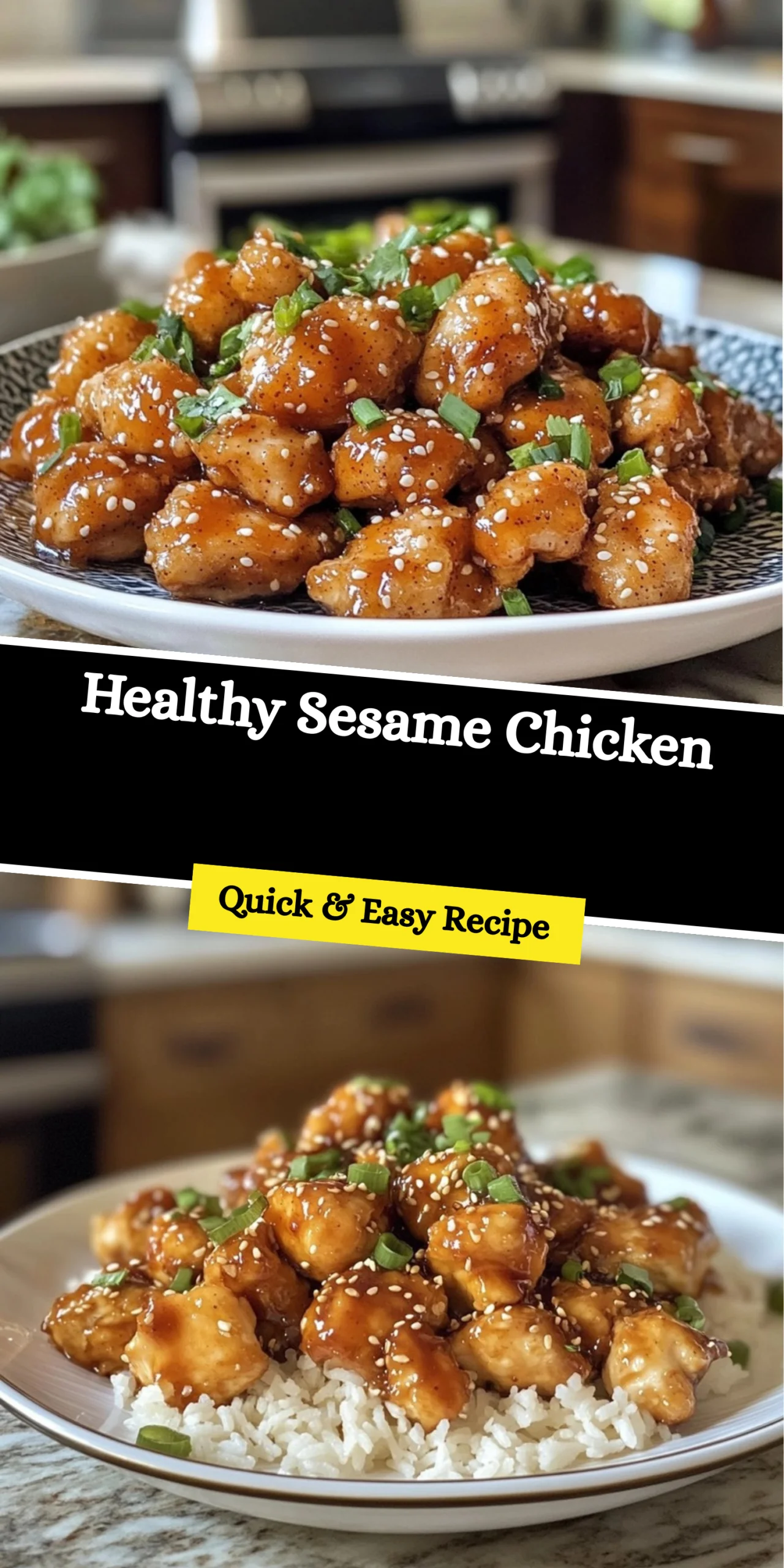 Healthy Sesame Chicken