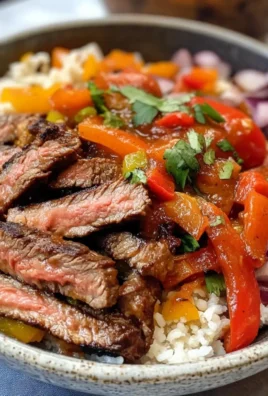 High Protein Steak Fajita Bowl
