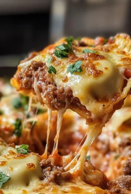 Meat Lovers Pizza Ravioli Skillet