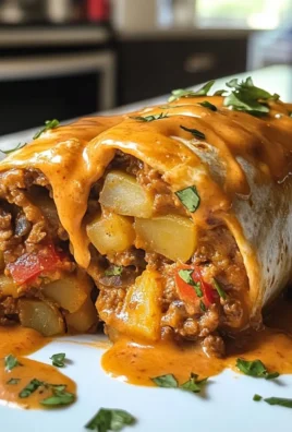 Cheesy Potato Burritos Comfort Meal Recipe