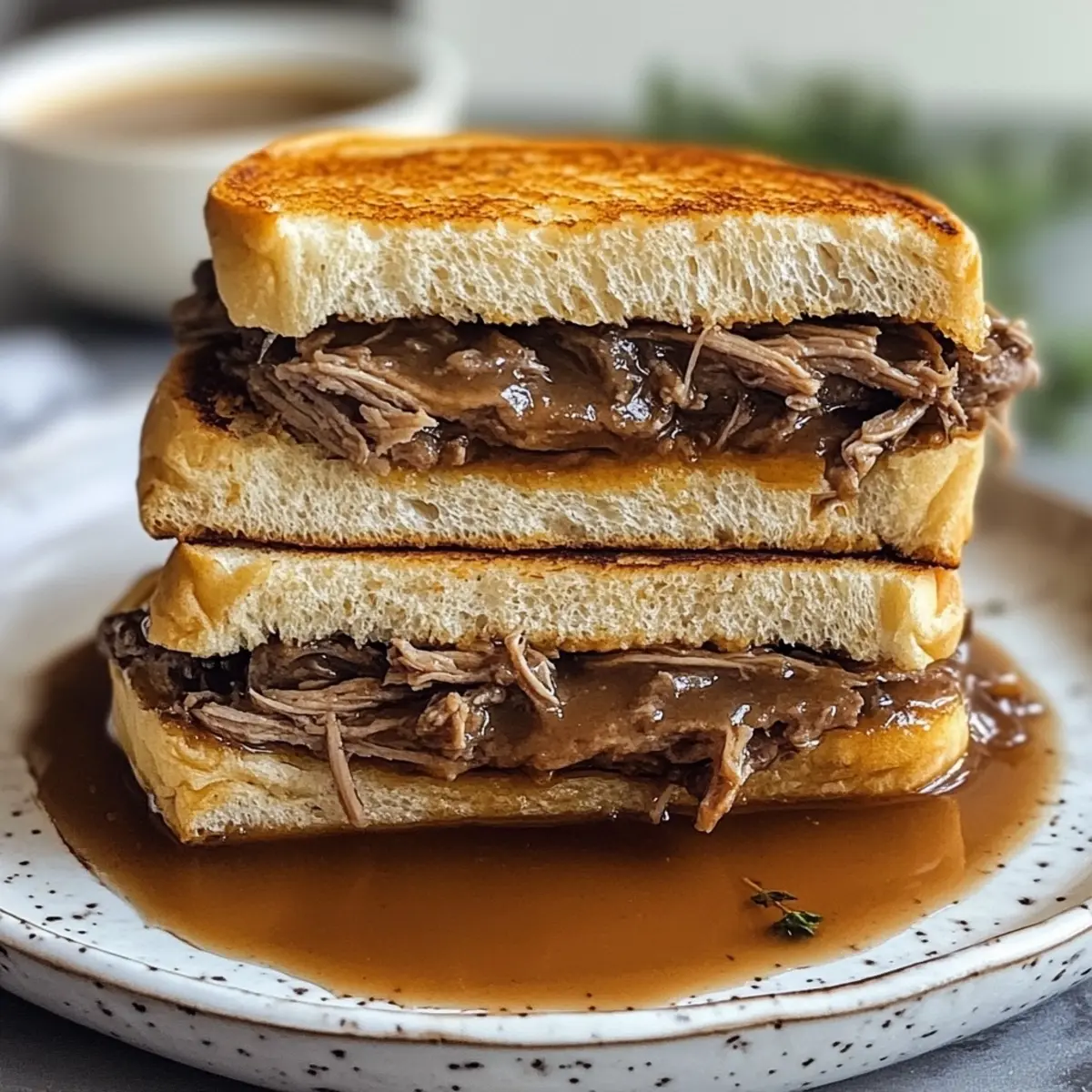Instant Pot French Dip Sandwiches