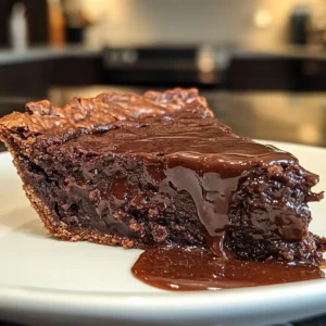 Gooey Brownie Pie
