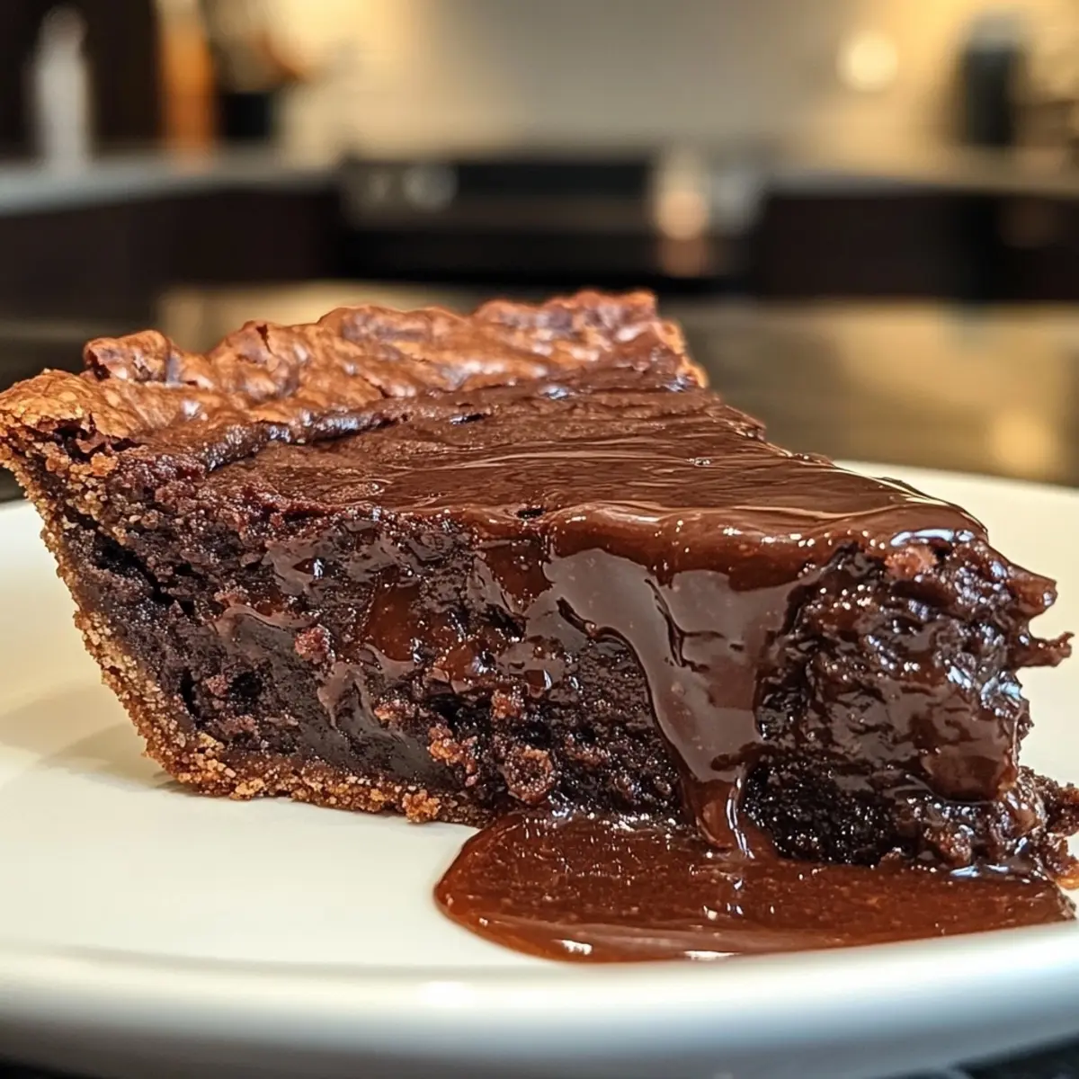 Gooey Brownie Pie