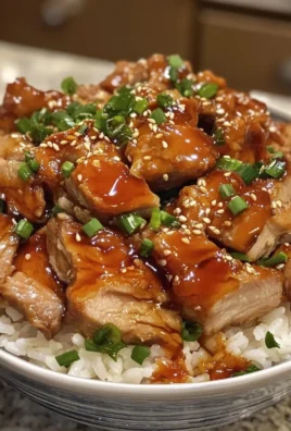 Honey Garlic Pork Rice Bowl