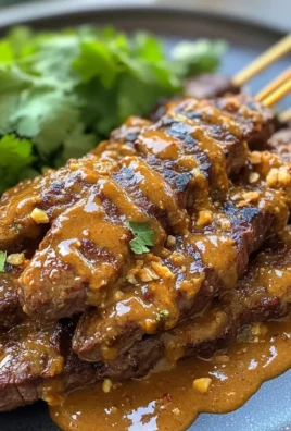 Beef Satay with Thai Peanut Sauce