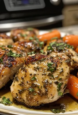 Garlic Herb Chicken & Carrot Plate