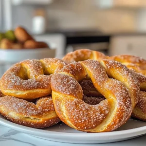 Cinnamon Sugar Soft Pretzels