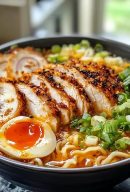Fiery Chicken Ramen : A Comforting Noodle Bowl