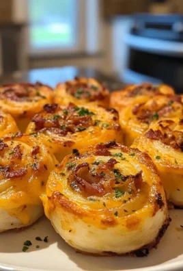 Spicy Bacon Cheese Pinwheels