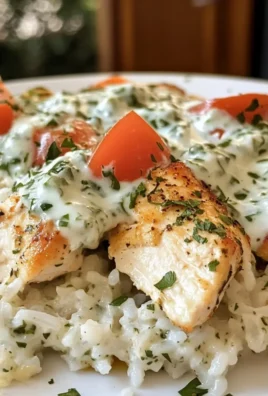 Dump And Bake Chicken Tzatziki Rice for Effortless Flavor