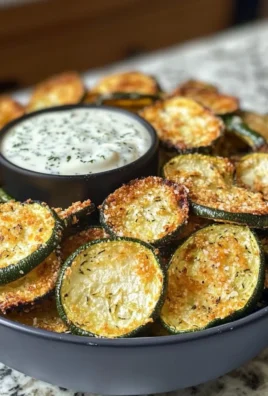 Air Fryer Zucchini Chips with Ranch