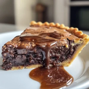 Yummy Gooey Brownie Pie