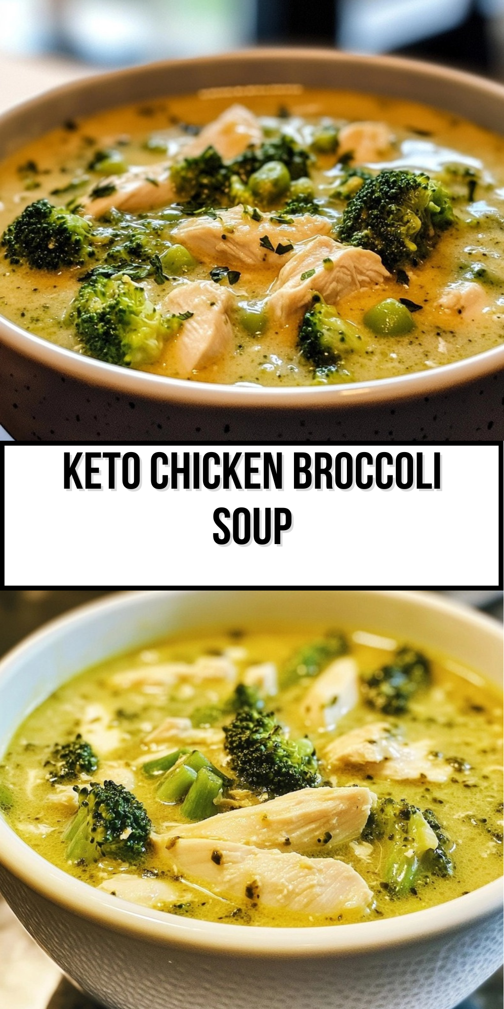 Keto Chicken Broccoli Soup