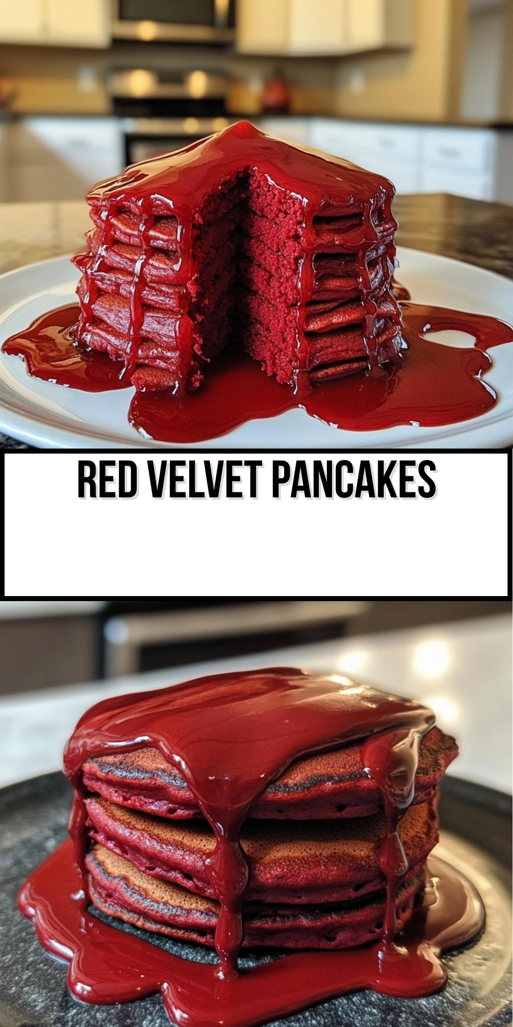Red Velvet Pancakes
