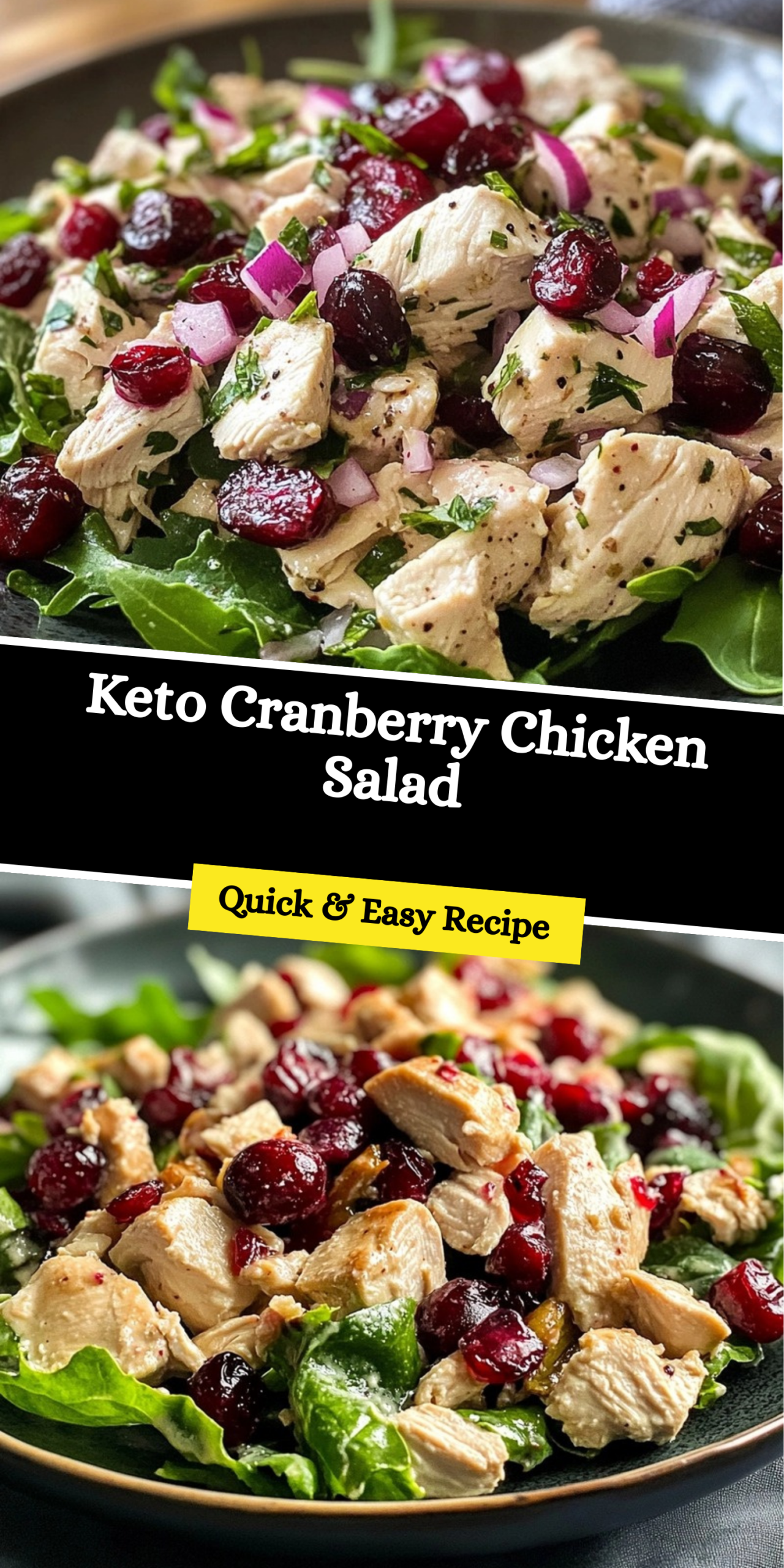 Keto Cranberry Chicken Salad