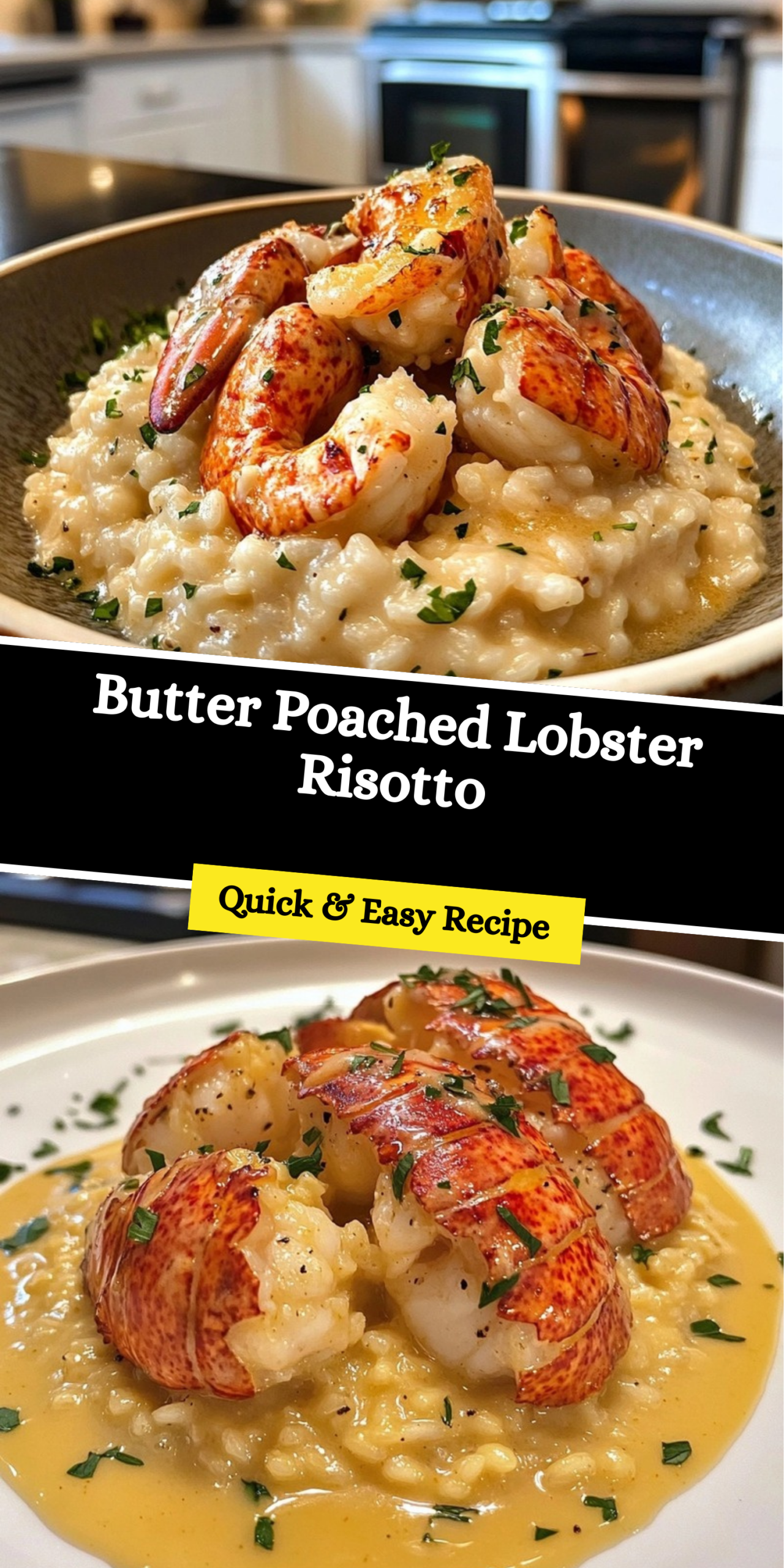 Butter Poached Lobster Risotto