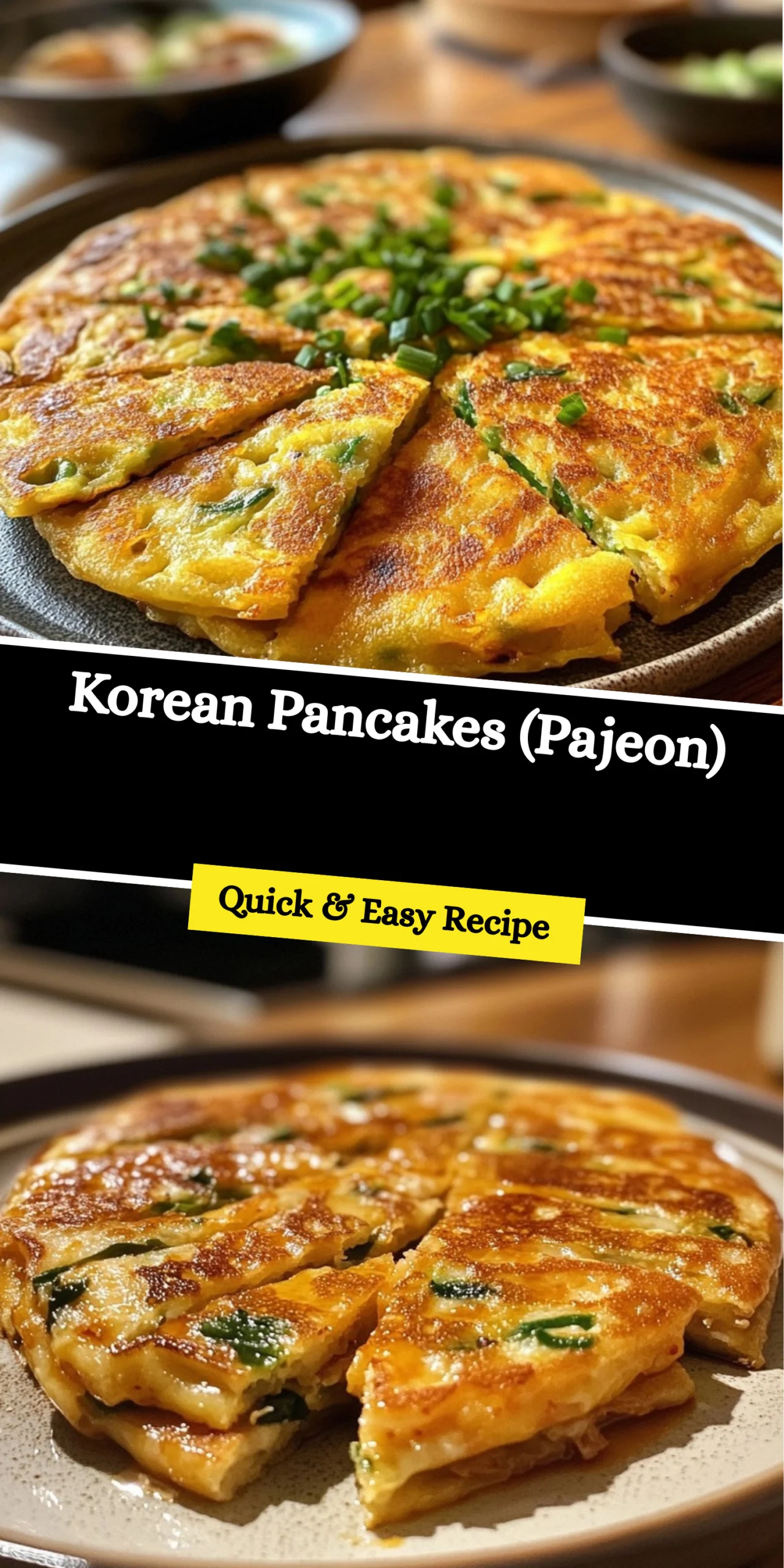 Korean Pancakes (Pajeon)