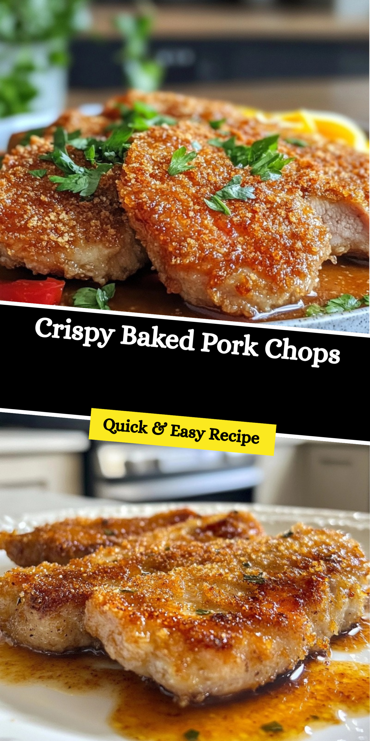 Crispy Baked Pork Chops