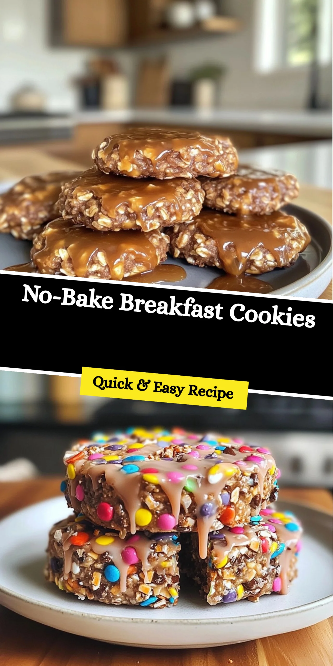 No-Bake Breakfast Cookies