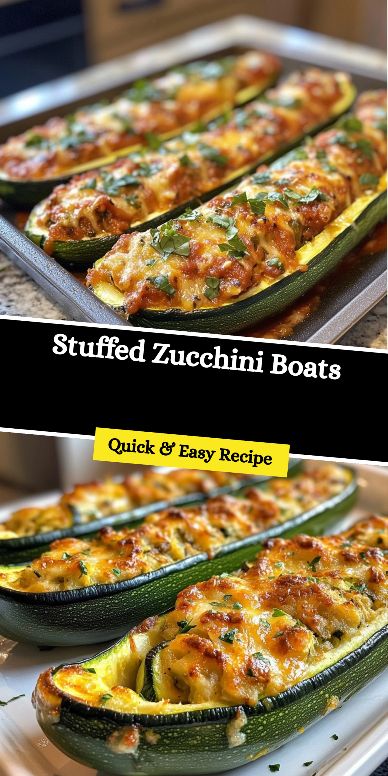 Stuffed Zucchini Boats