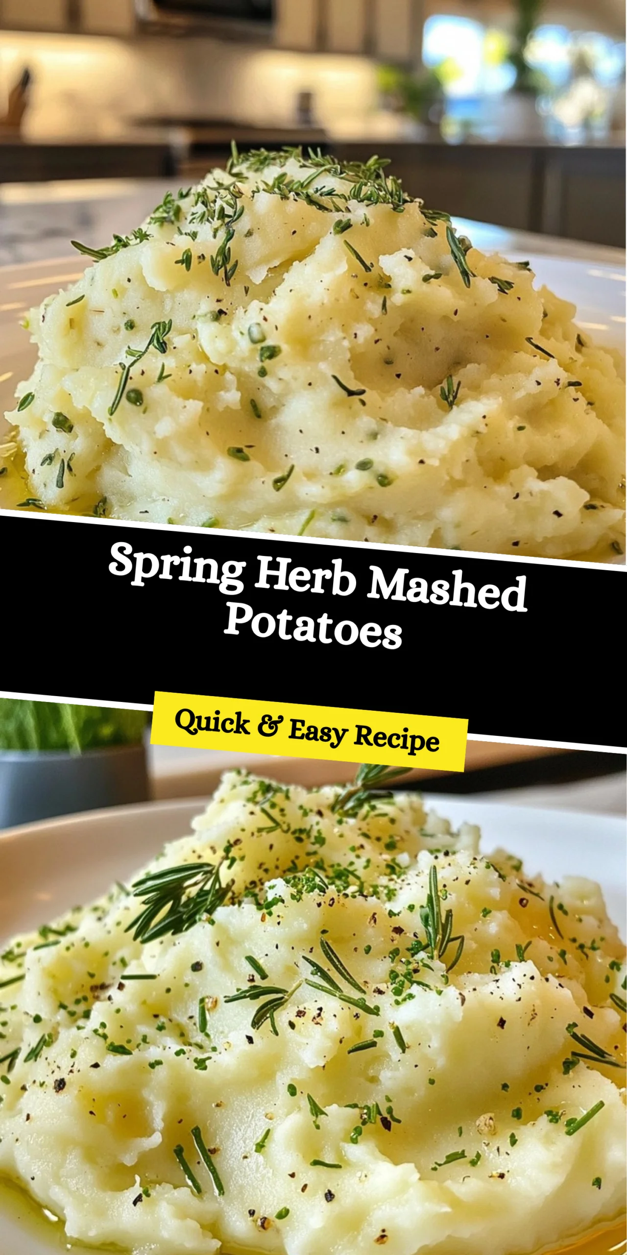 Spring Herb Mashed Potatoes