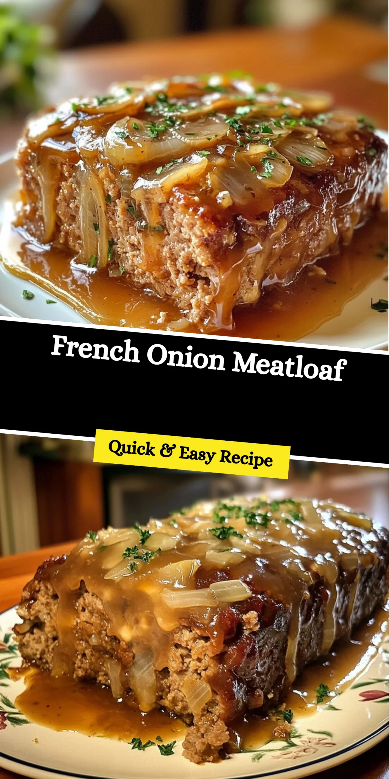 French Onion Meatloaf
