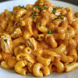 Crockpot BBQ Chicken Mac and Cheese