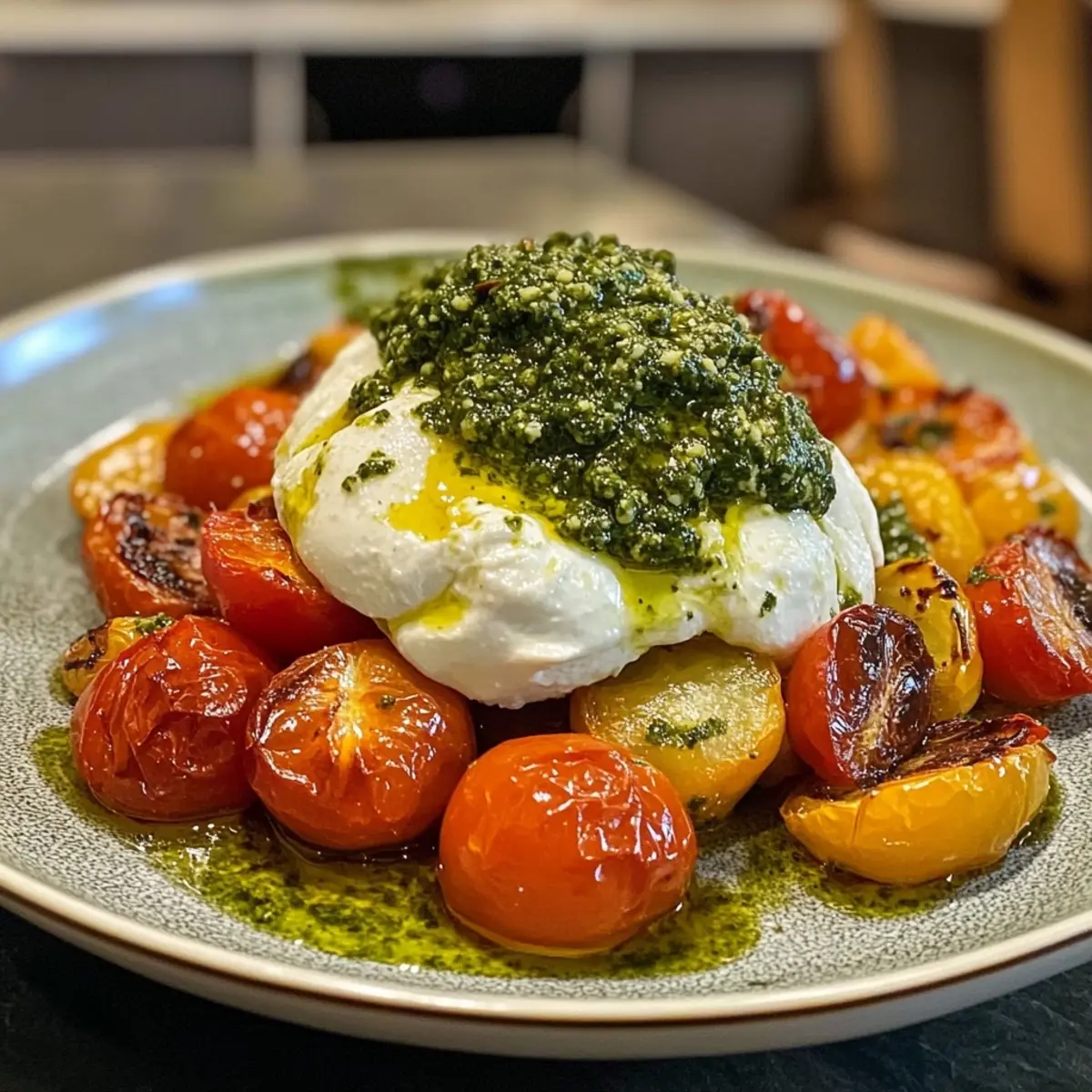 Burrata Roasted Tomato Pesto