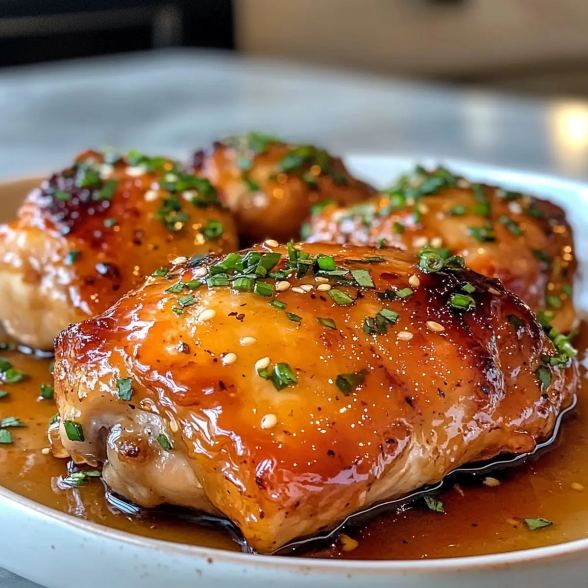 nstant Pot Apricot Glazed Chicken Thighs