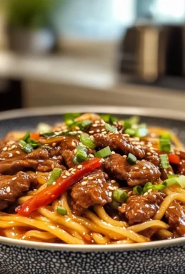 Sticky Beef Noodles