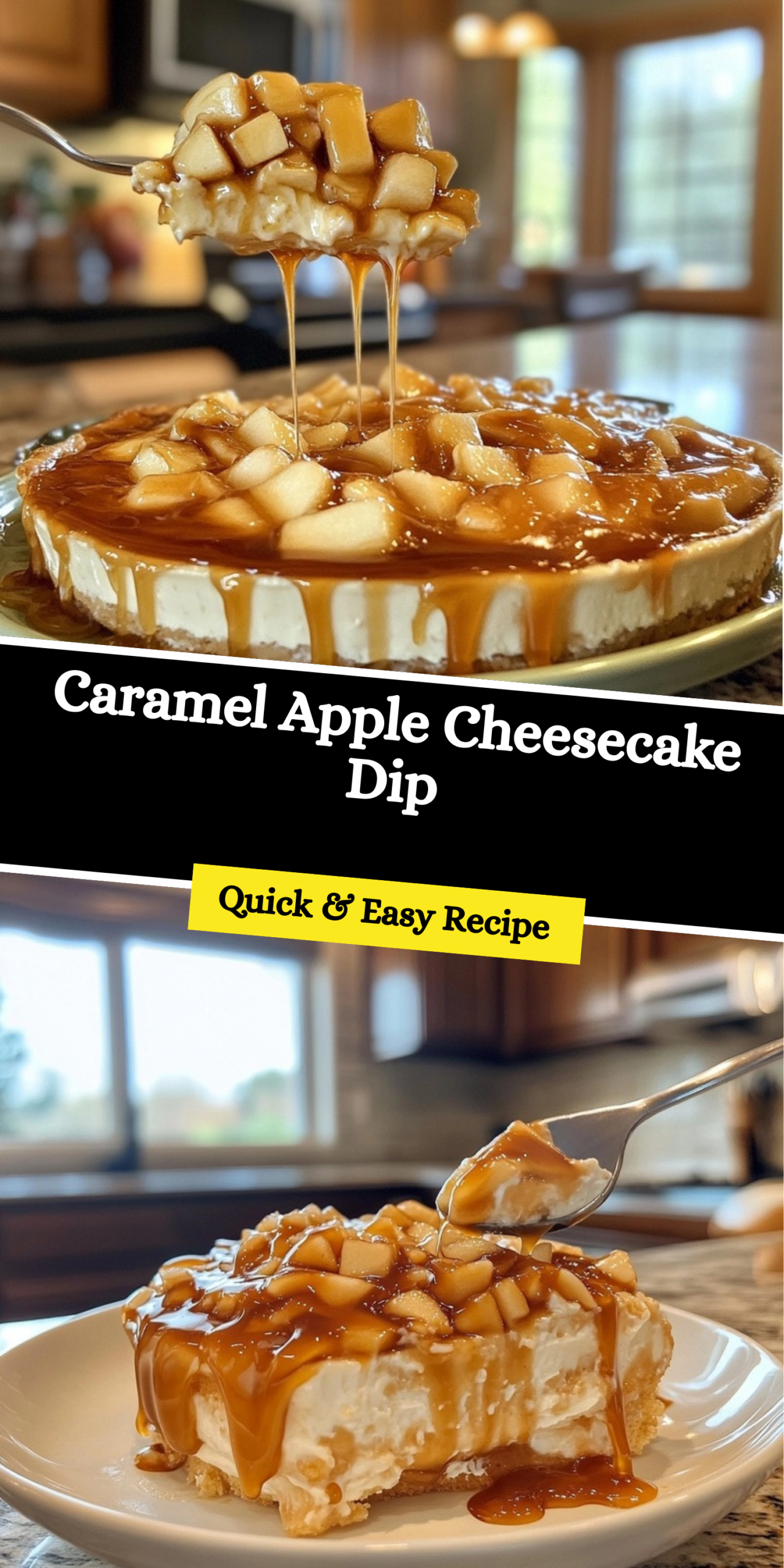 Caramel Apple Cheesecake Dip