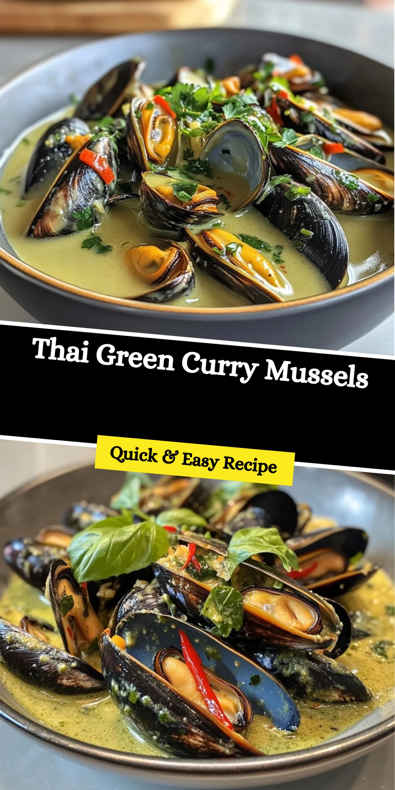 Thai Green Curry Mussels