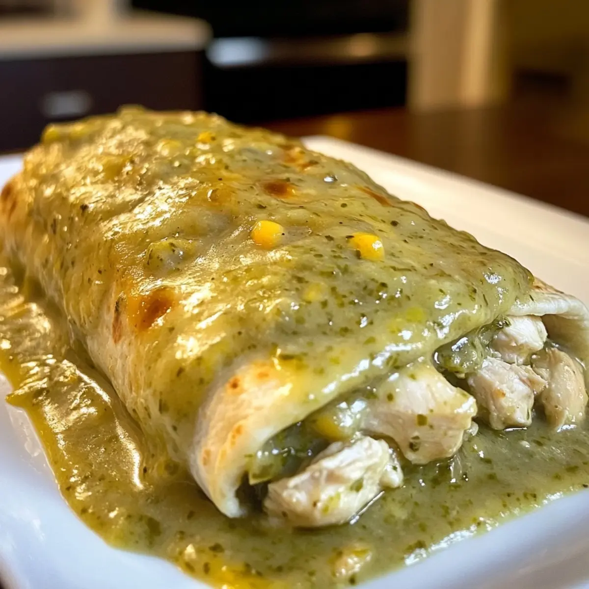 Best Ever Chicken Green Chile Burrito Recipe