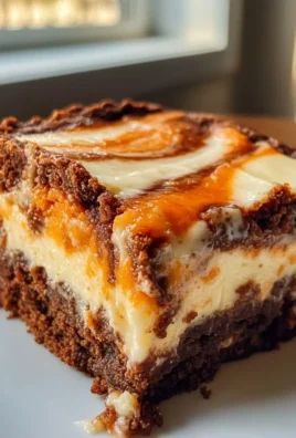 Carrot Cake Cheesecake Swirl Brownies