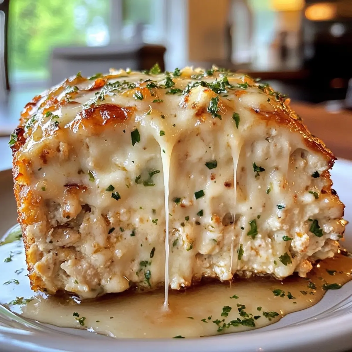 Juicy Garlic Parmesan Chicken Meatloaf: Comfort Food Delight