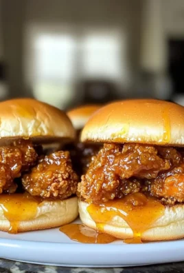 Honey Butter Fried Chicken Sliders