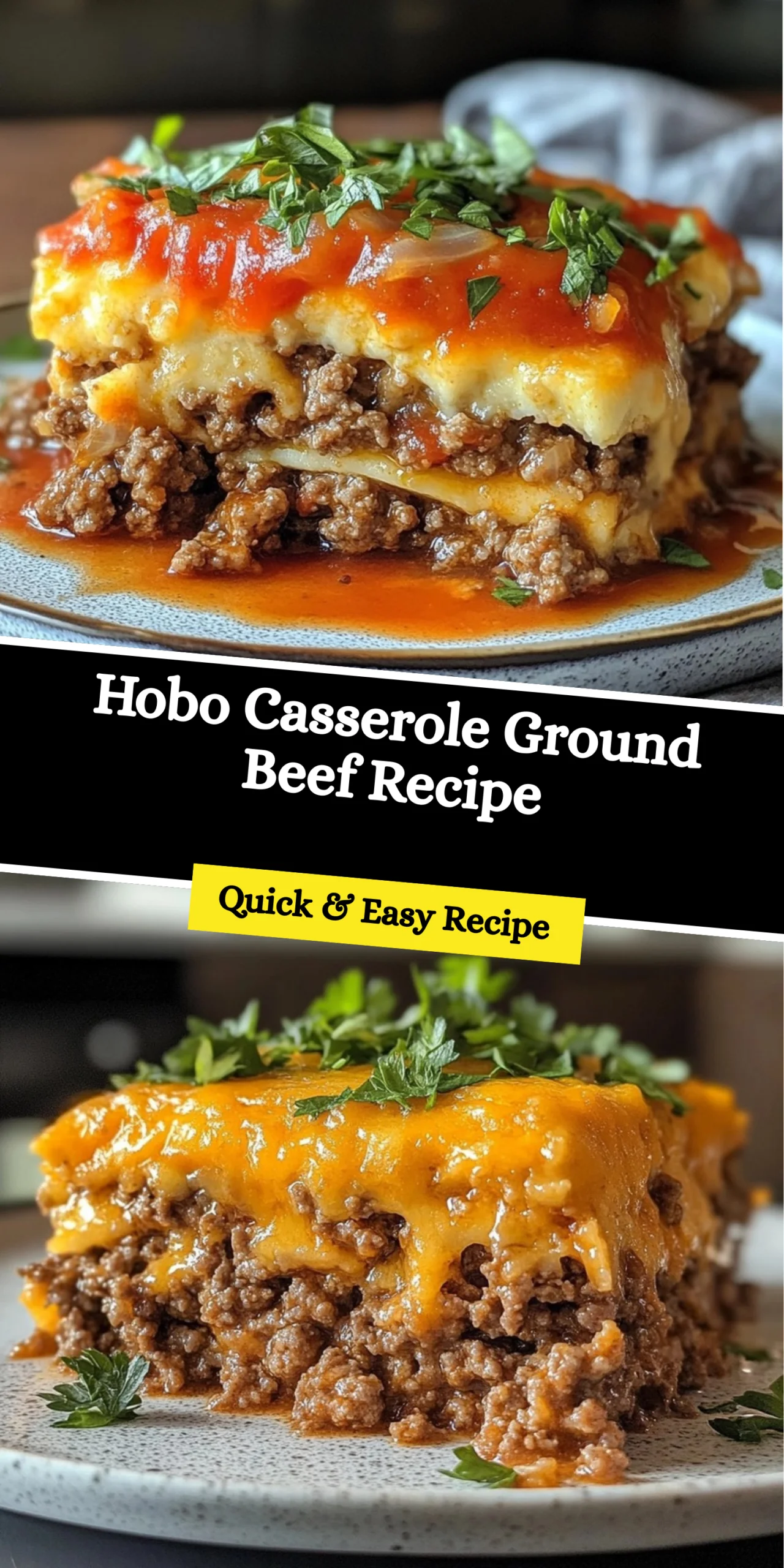 Hobo Casserole Ground Beef Recipe