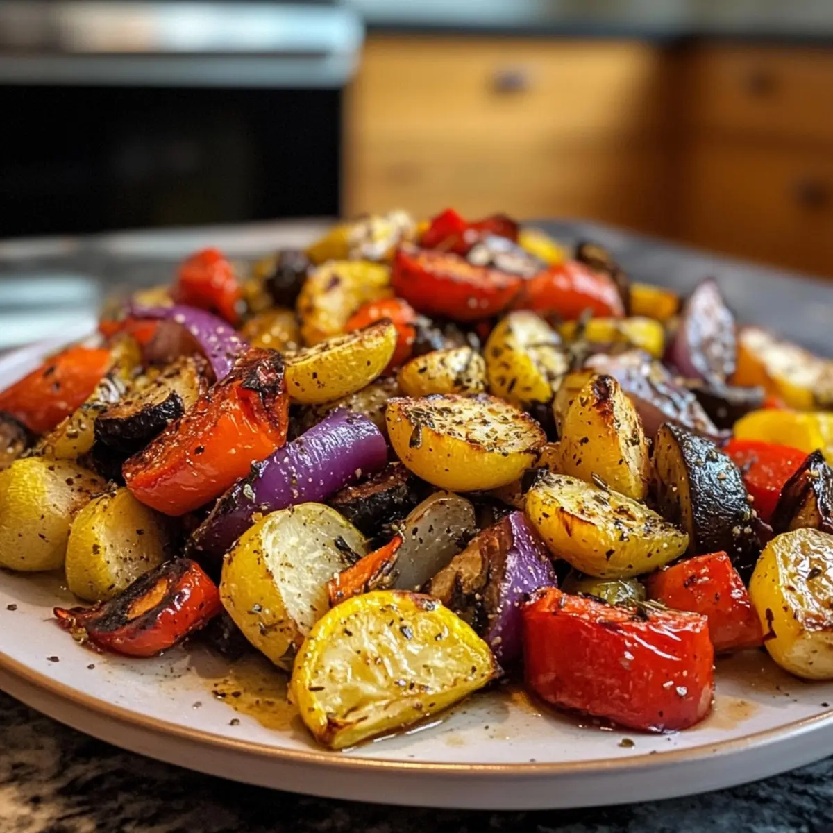 Roasted Mediterranean Greek Vegetables