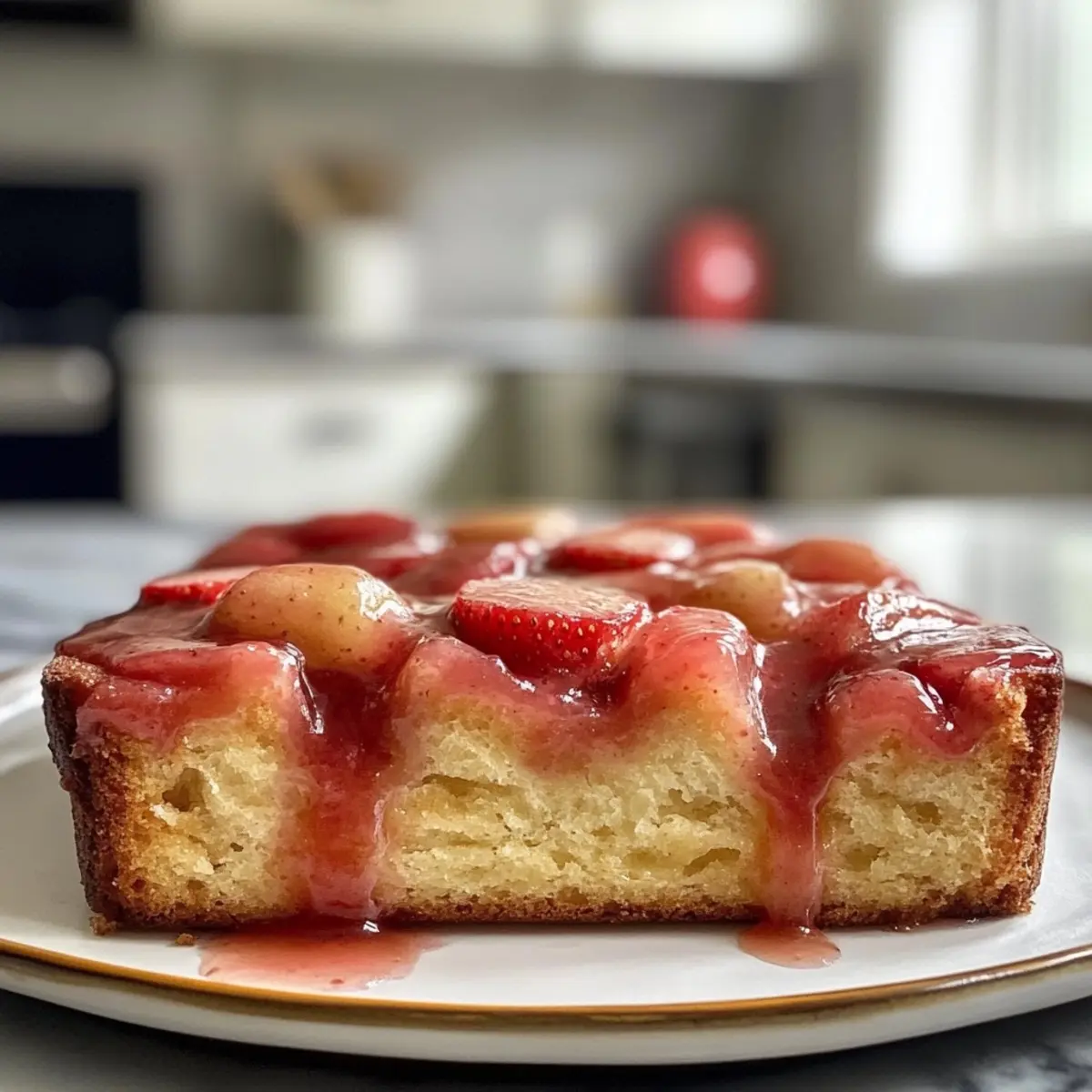 Strawberry Rhubarb Brioche