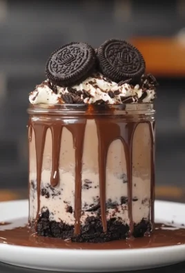 No-Bake Nutella Oreo Cheesecake Jar