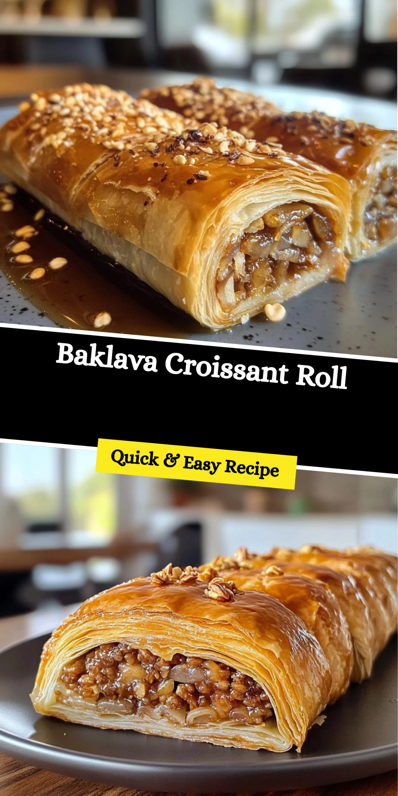 Baklava Croissant Roll