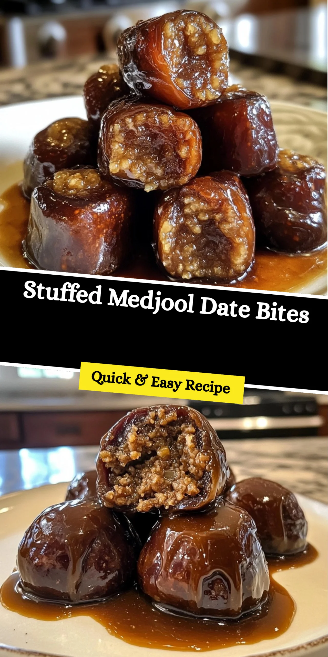 Stuffed Medjool Date Bites