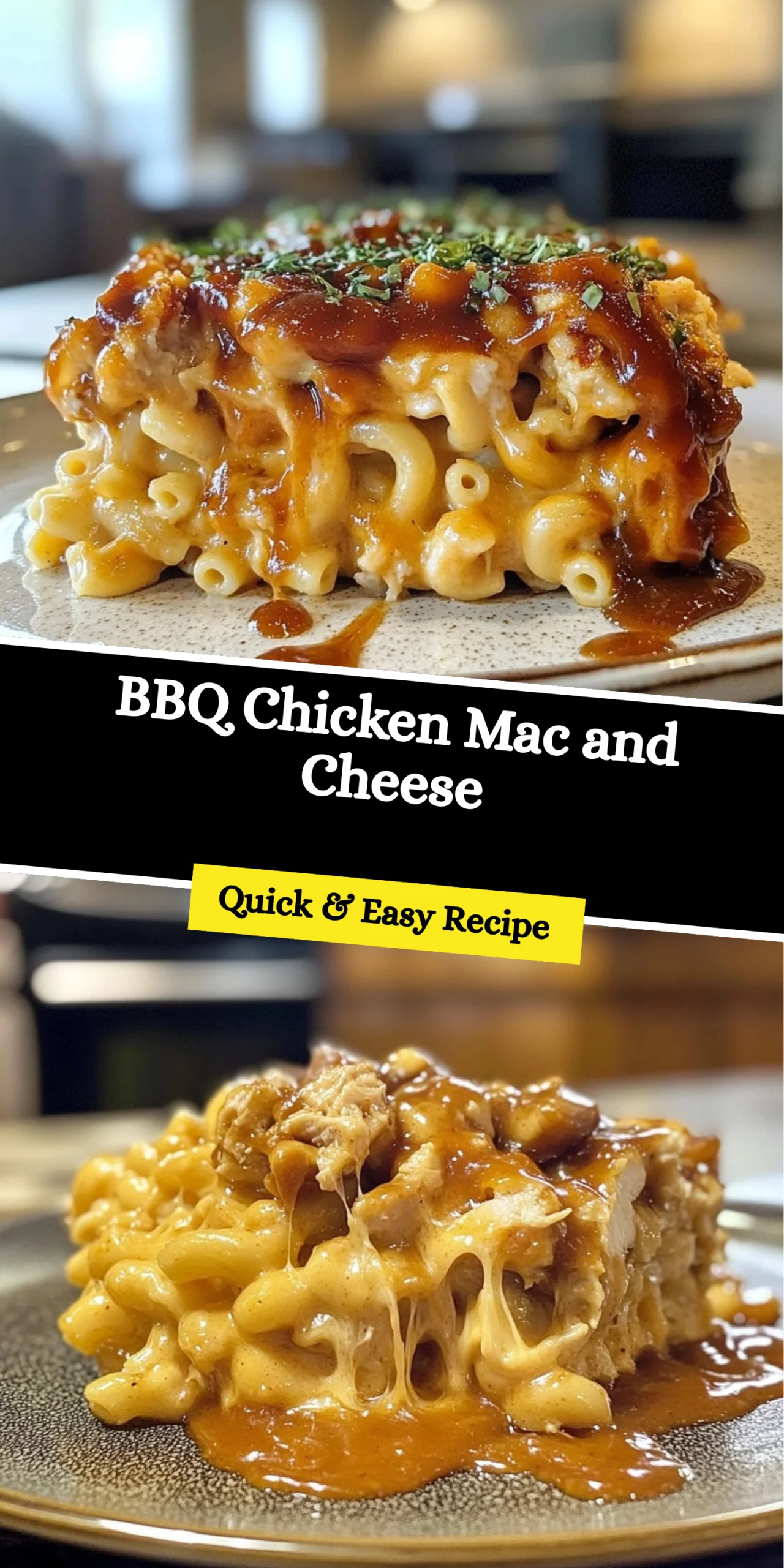 BBQ Chicken Mac and Cheese