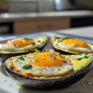Baked Eggs Avocado Boats