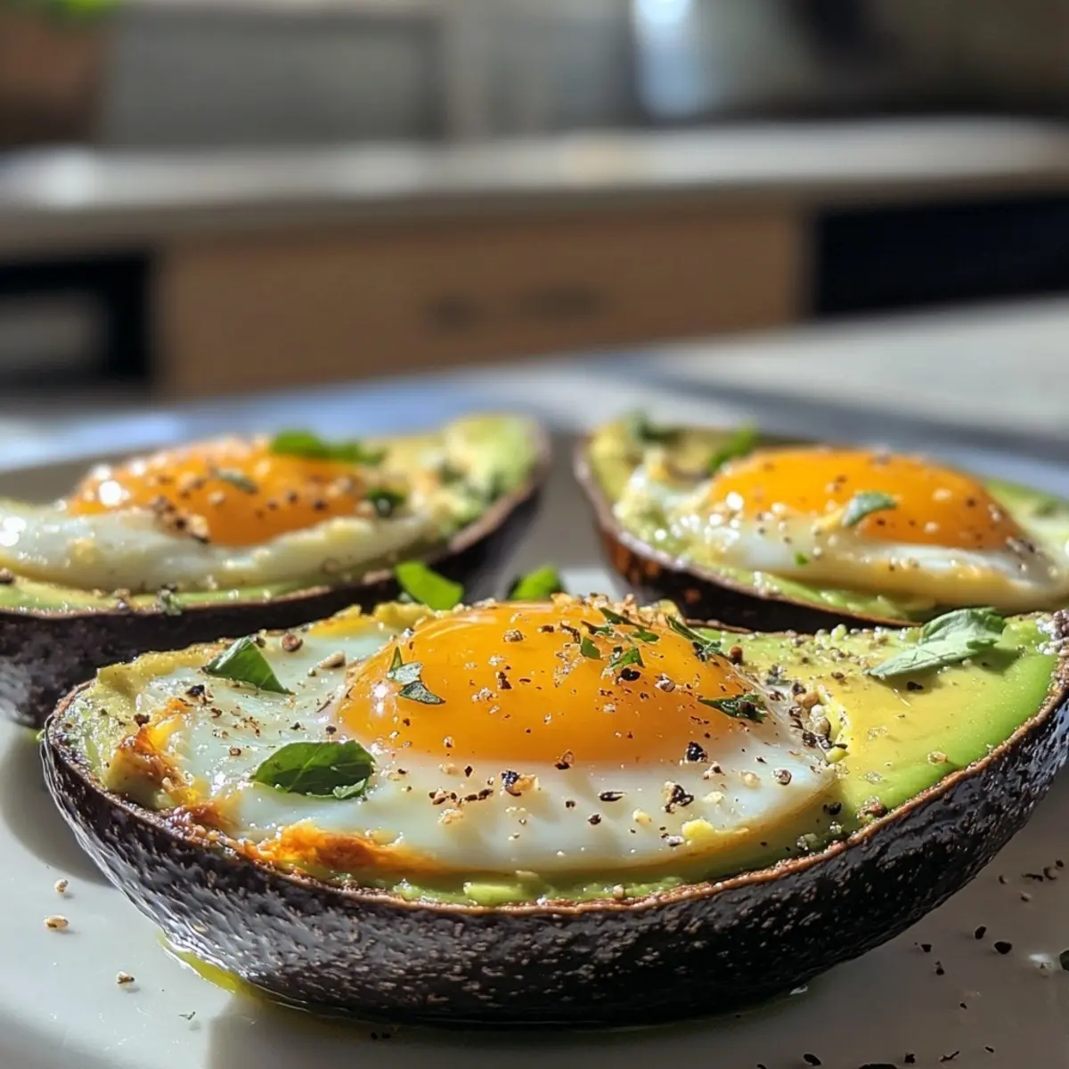Baked Eggs Avocado Boats