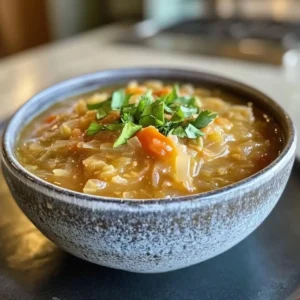 Gut-Health Cabbage Soup